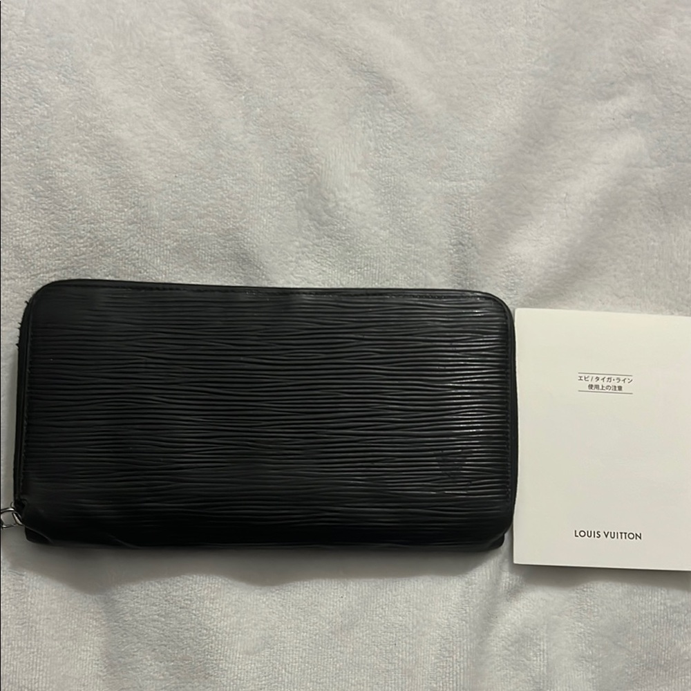 Louis Vuitton Black Epi Wallet
